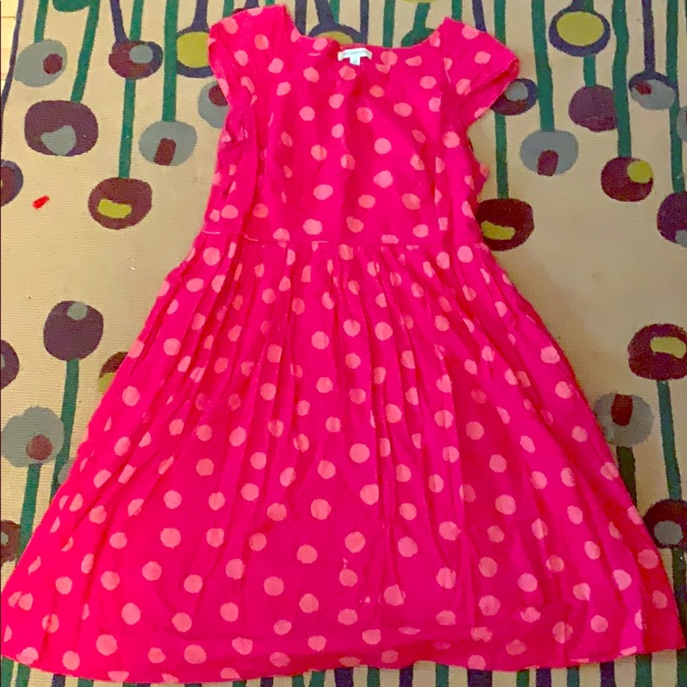 Emily and Finn pink polka dot dress XL